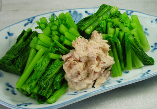 なばな菜・調理例　ナチュラルコープ